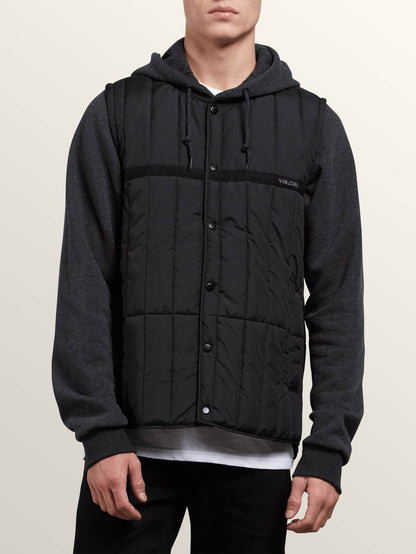 Veste Stripester Puffer - Black