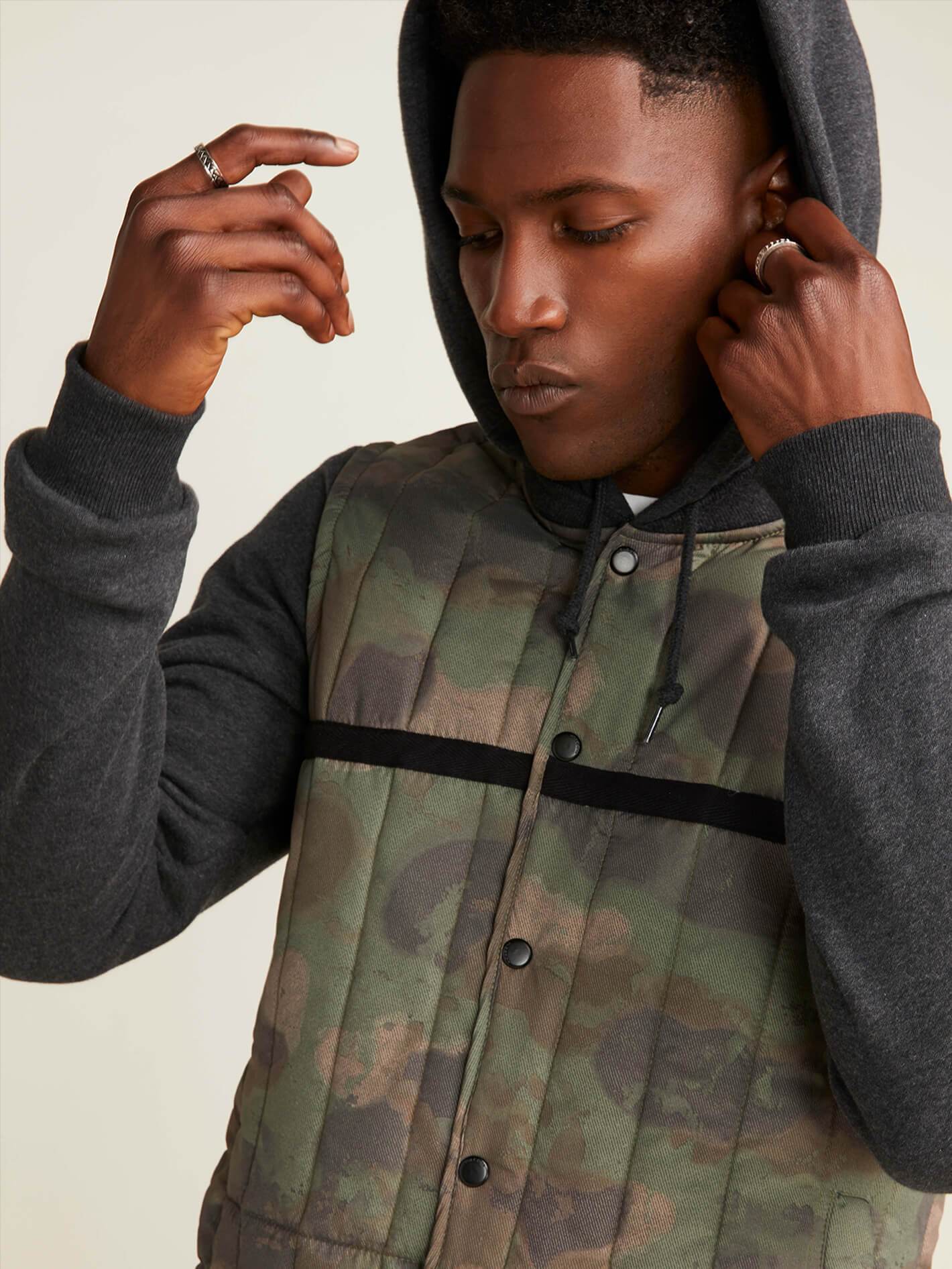 Veste Stripester Puffer - Camouflage