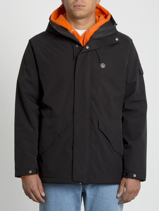 Synthwave 5K Jacke - Schwarz