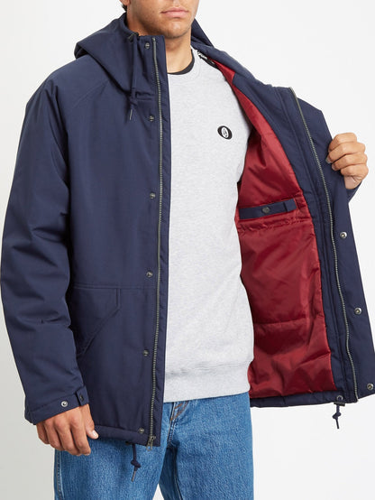 Synthwave Jacke - MARINEBLAU
