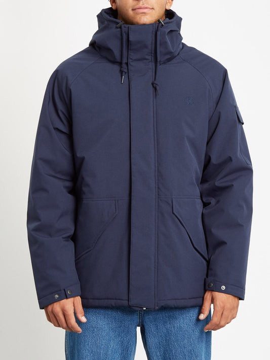 Synthwave Jacke - MARINEBLAU