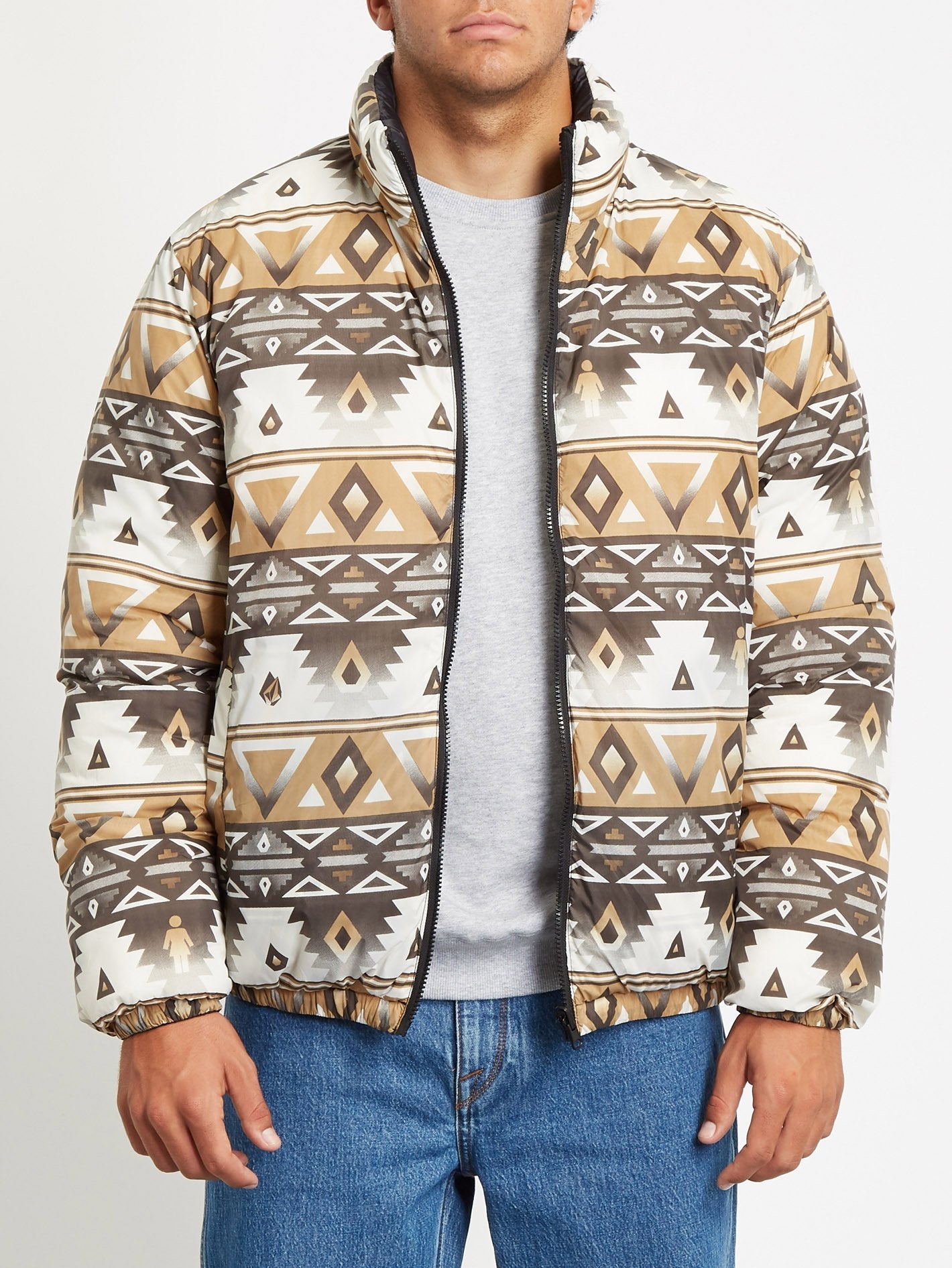 Volcom X Girl Puffjacke – SCHWARZ
