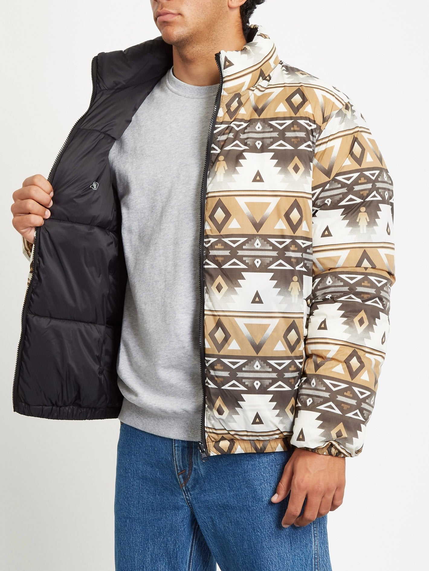 Volcom X Girl Puffjacke – SCHWARZ