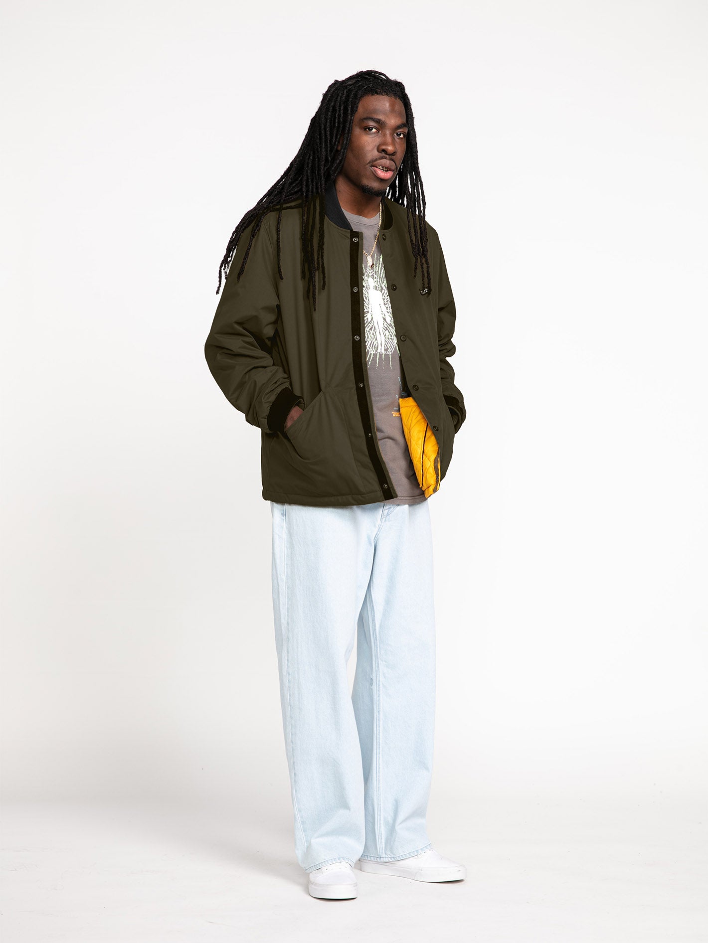 Lookster Jacket (Reversible) - SERVICE GREEN