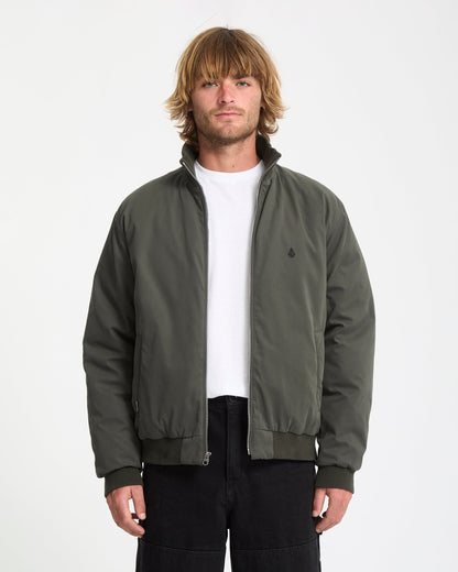 Damerman Bomberjacke - Rinsed Black