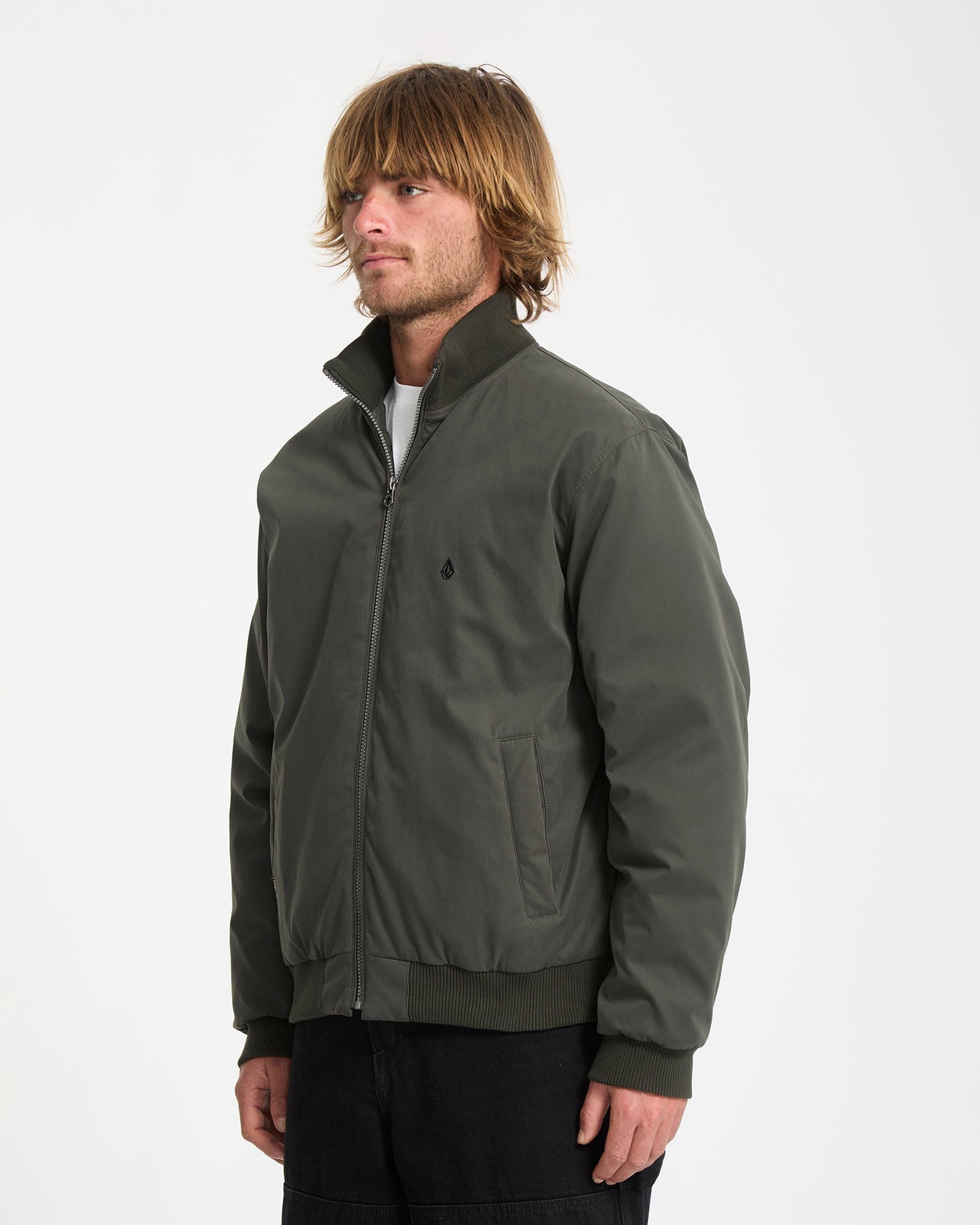 Damerman Bomberjacke - Rinsed Black
