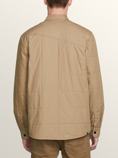 Larkin Quilted Jacket - Sand Brown