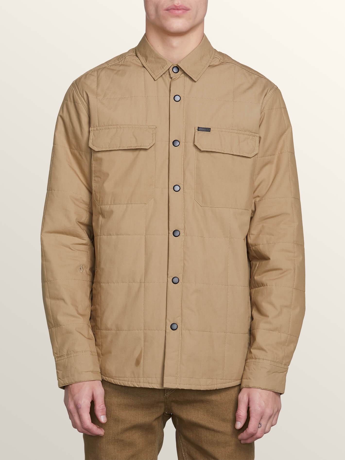 Larkin Quilted Jacket - Sand Brown