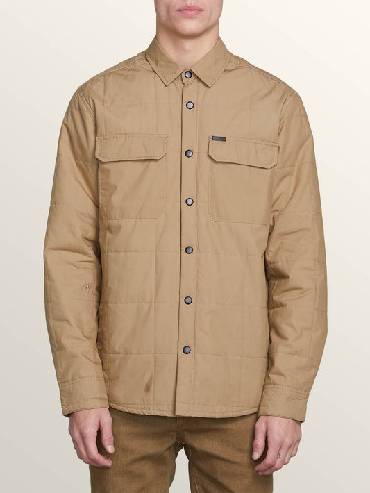 Veste Larkin Quilted - Sand Brown