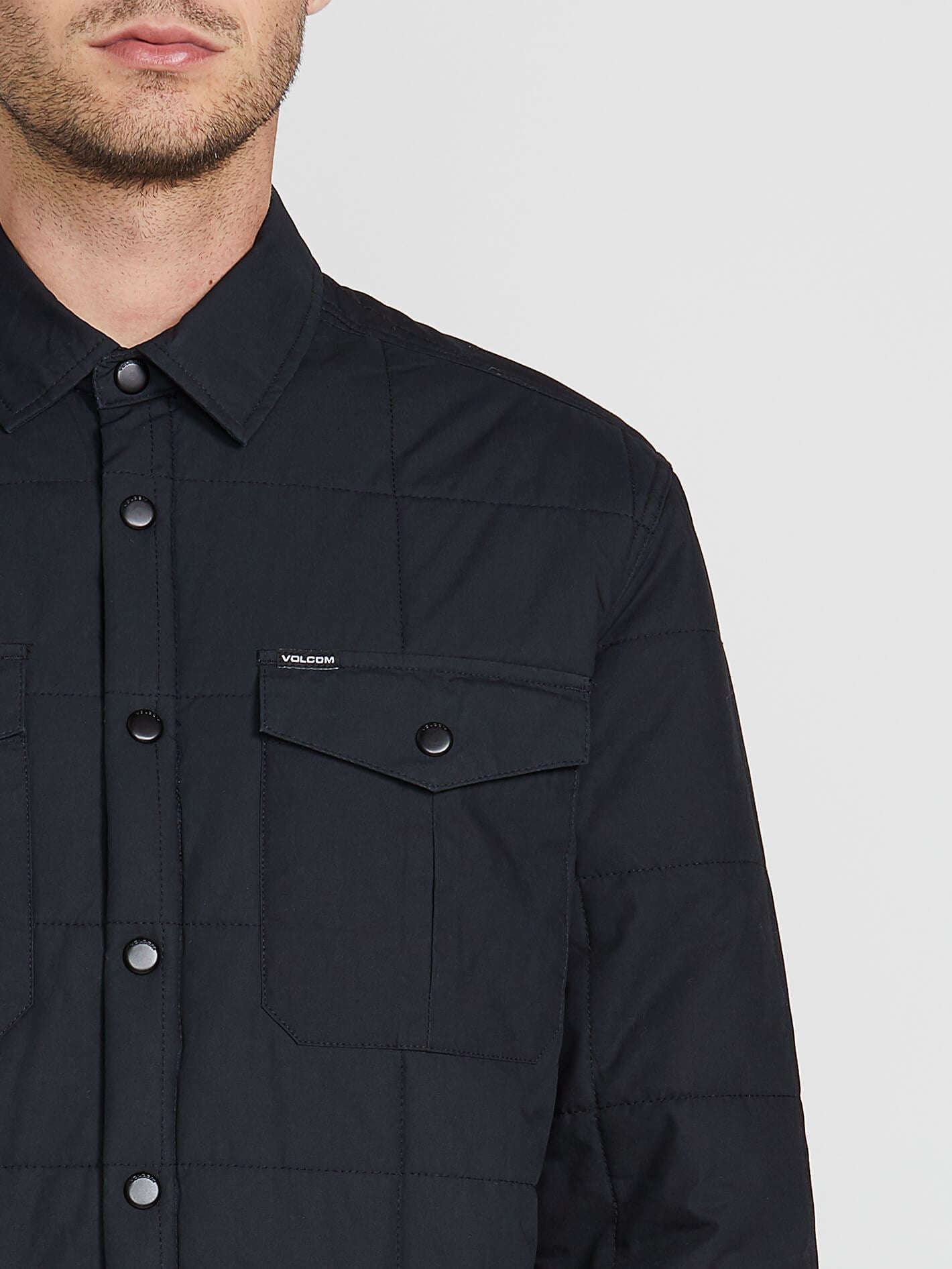 Larkin Quilted Jacket - BLACK