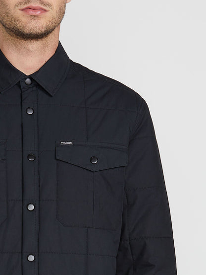 Larkin Quilted Jacket - BLACK