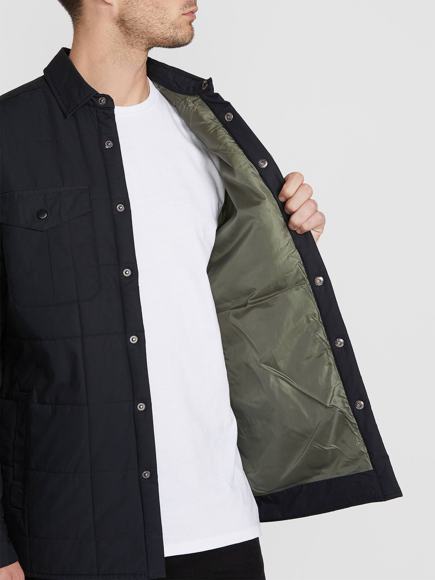 Larkin Quilted Jacket - BLACK
