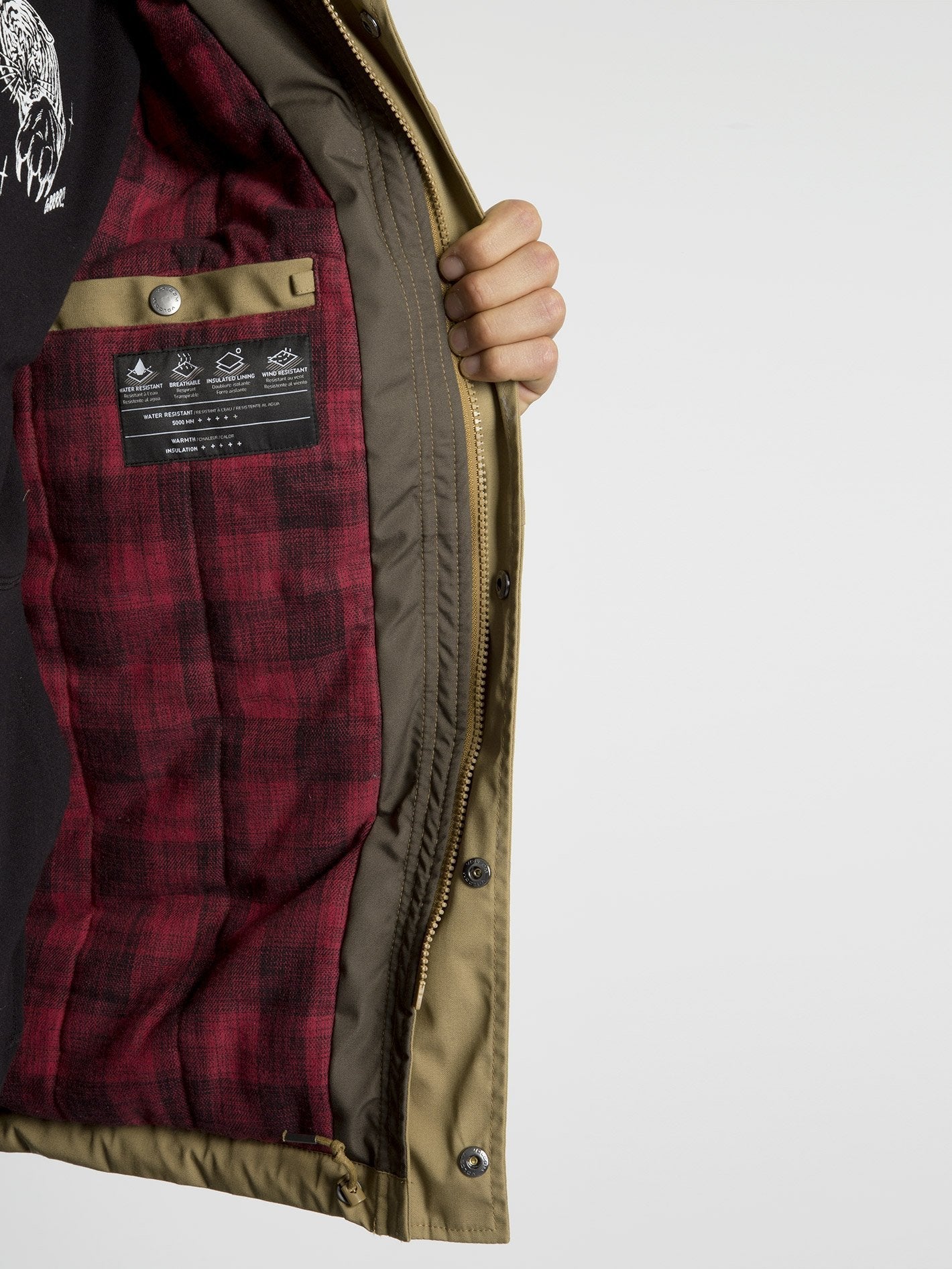 Renton Winter 5K Jacket - Dark Khaki