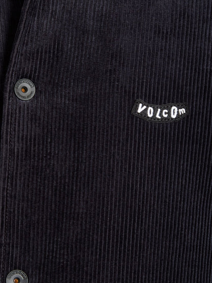 Benvord Jacket with Sherpa Lining - BLACK