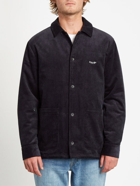 Benvord-Jacke mit Sherpa-Futter – SCHWARZ