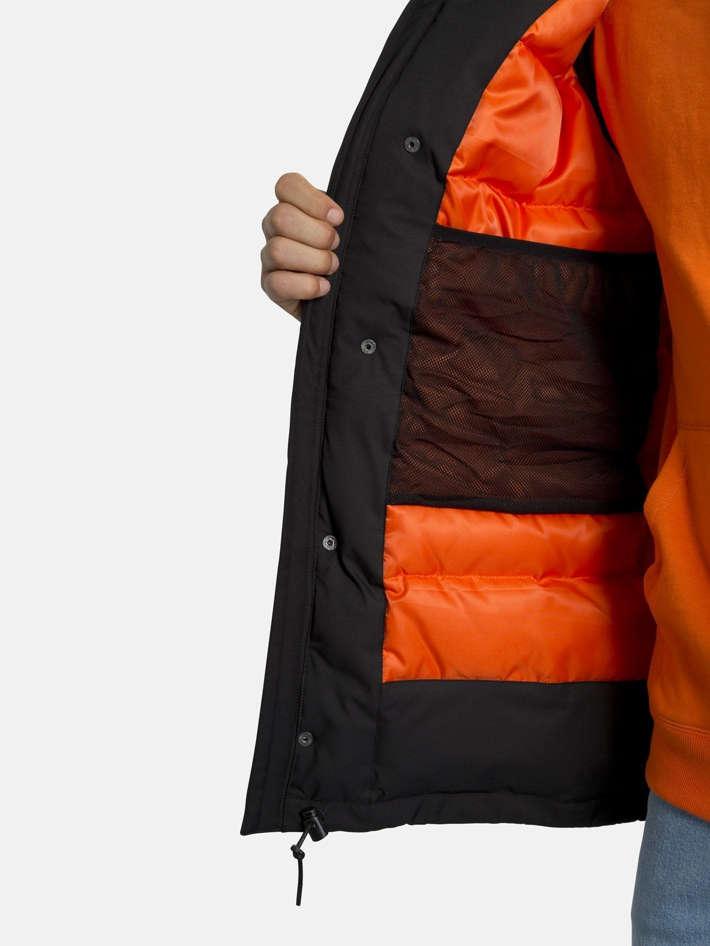 Interzone Parka-Jacke – SCHWARZ
