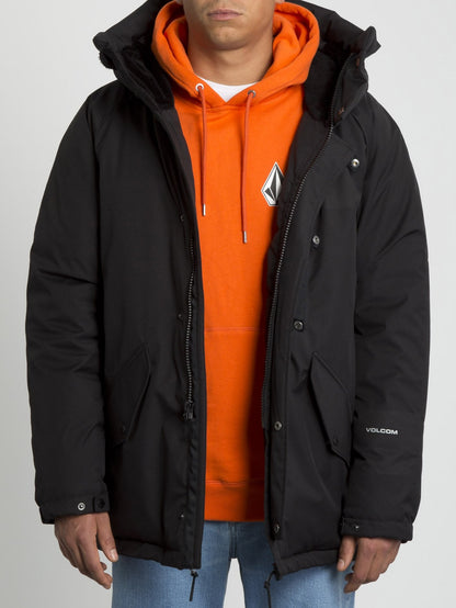 Interzone Parka-Jacke – SCHWARZ