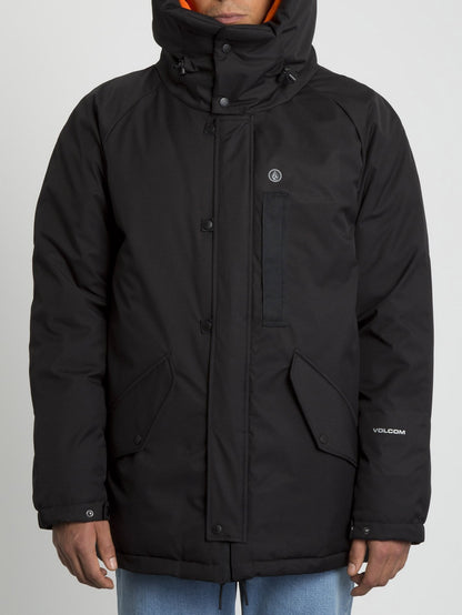 Interzone Parka-Jacke – SCHWARZ