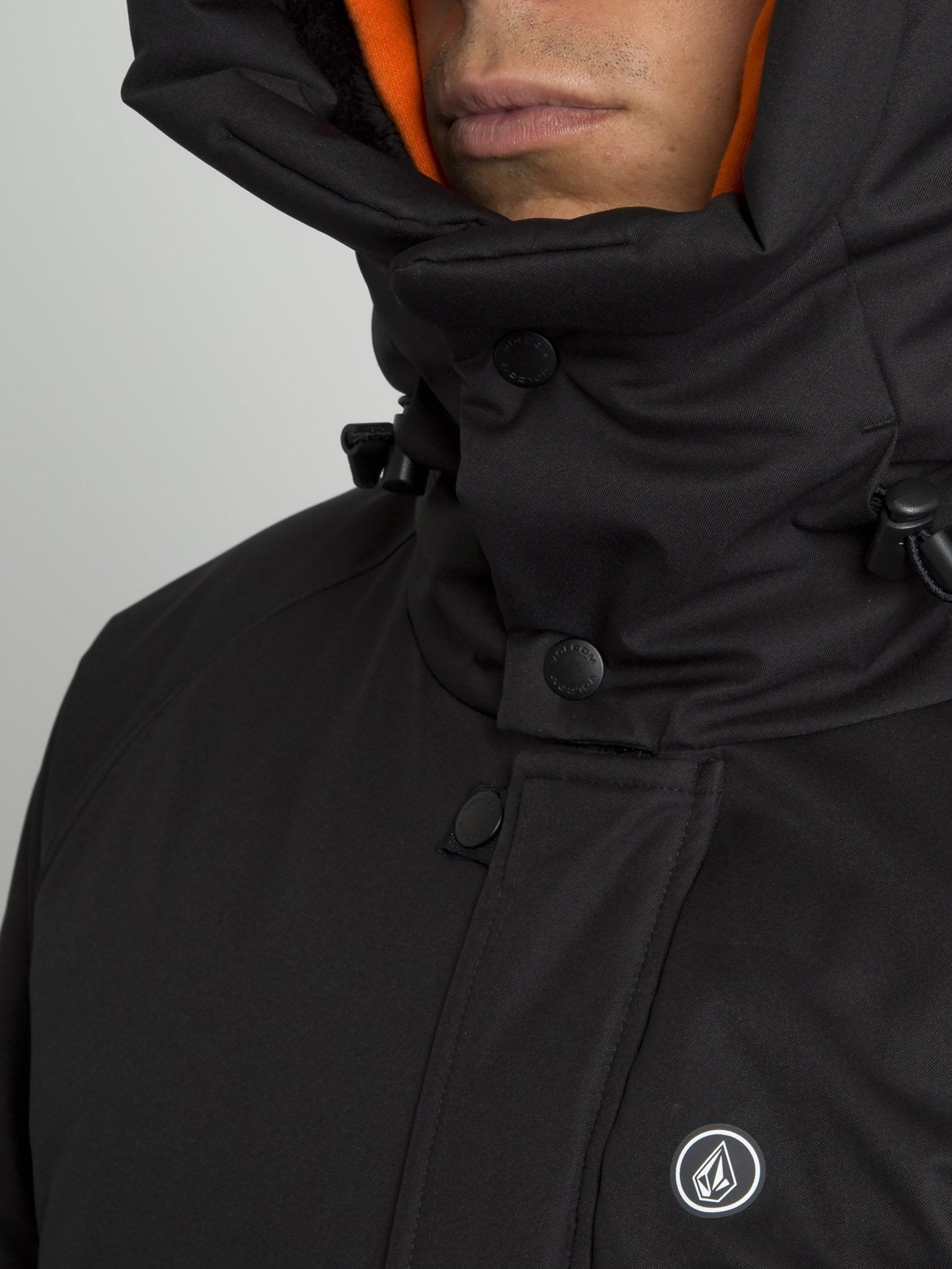 Interzone Parka-Jacke – SCHWARZ
