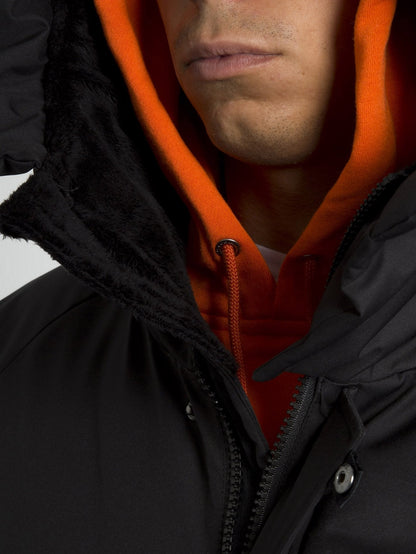 Interzone Parka-Jacke – SCHWARZ