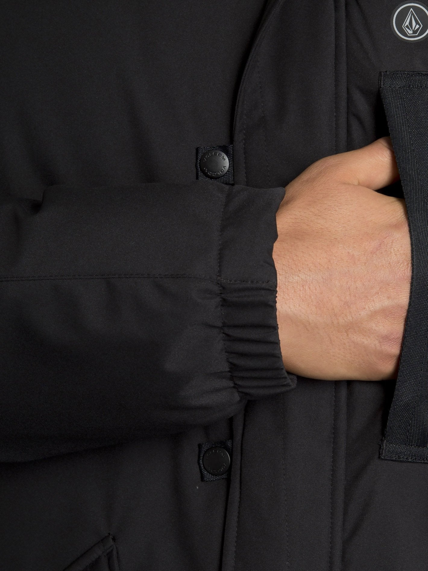Interzone Parka-Jacke – SCHWARZ