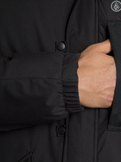 Interzone Parka-Jacke – SCHWARZ