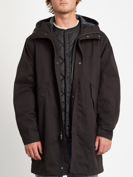Wallstone Jacke (3 in 1) - SCHWARZ