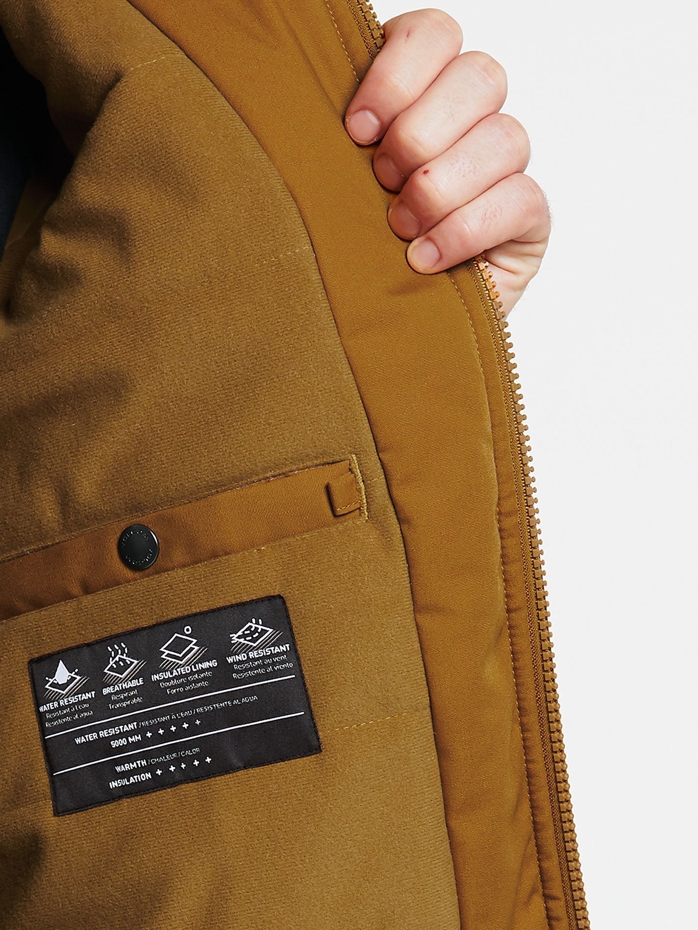 Hernan 5K Jacket - GOLDEN BROWN