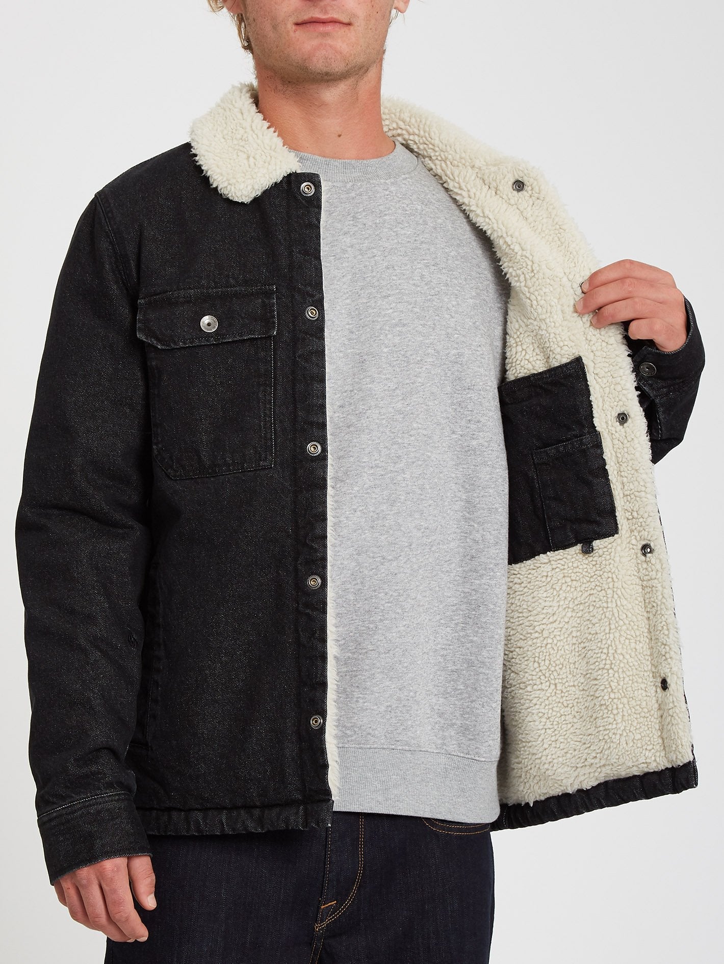 Keaton Jacke - SCHWARZE KOMBINATION