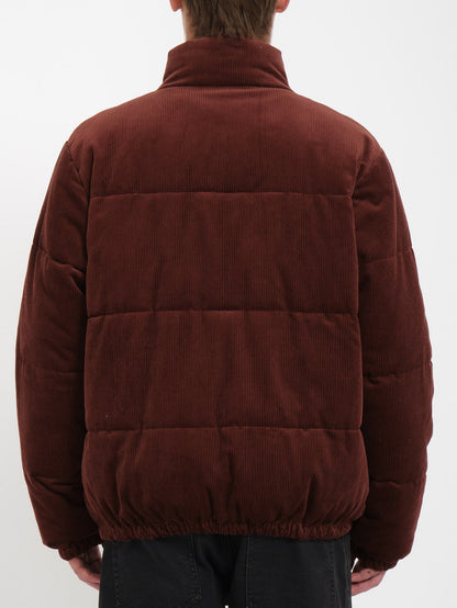 Veste Doudoune Côtelée Walltz (Réversible) - BITTER CHOCOLATE