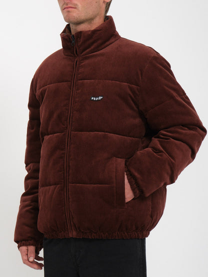 Veste Doudoune Côtelée Walltz (Réversible) - BITTER CHOCOLATE