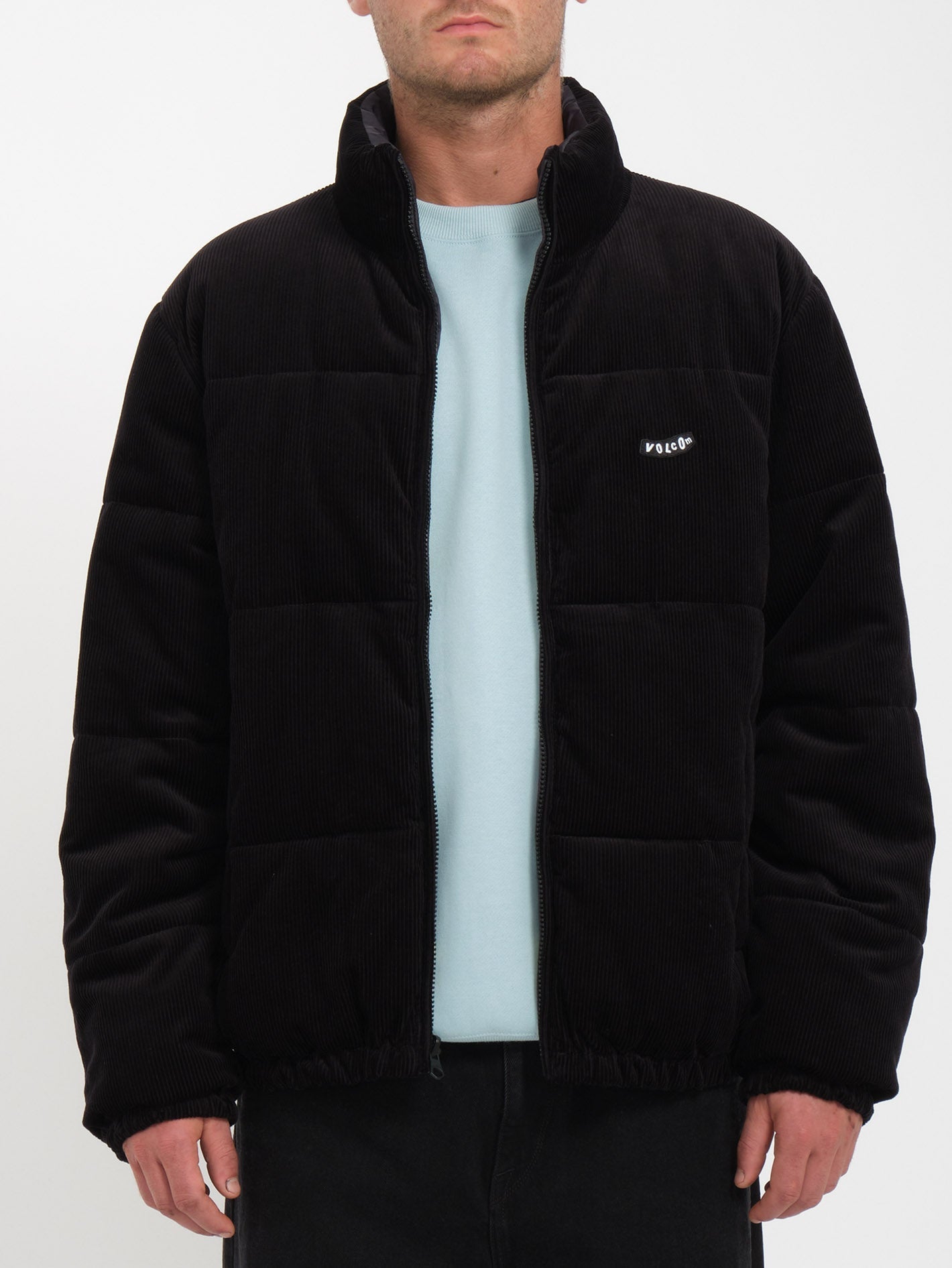 Max Sherman Down Jacket (Reversible) - BLACK