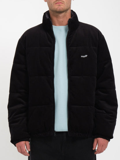 Max Sherman Down Jacket (Reversible) - BLACK