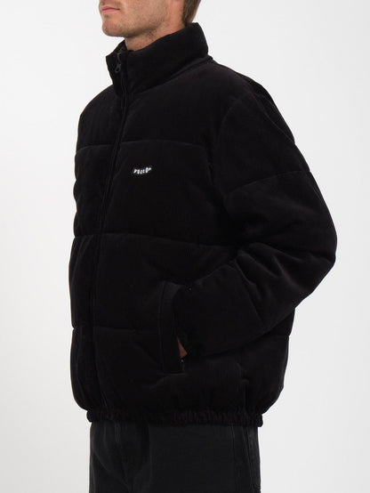 Max Sherman Down Jacket (Reversible) - BLACK