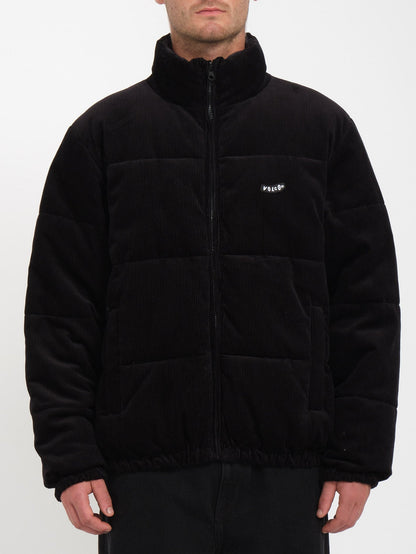 Max Sherman Down Jacket (Reversible) - BLACK