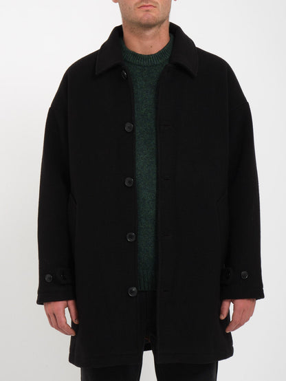 Peacoat Floyder Mantel - SCHWARZ