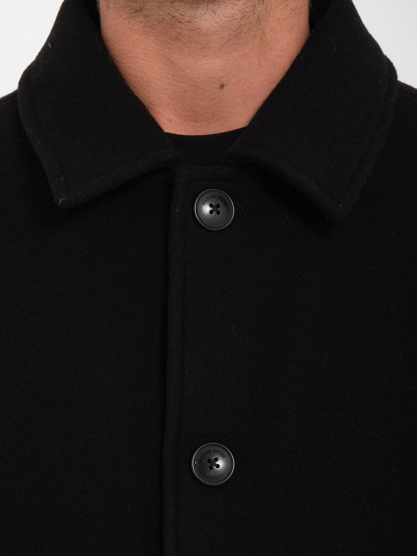Peacoat Floyder Mantel - SCHWARZ