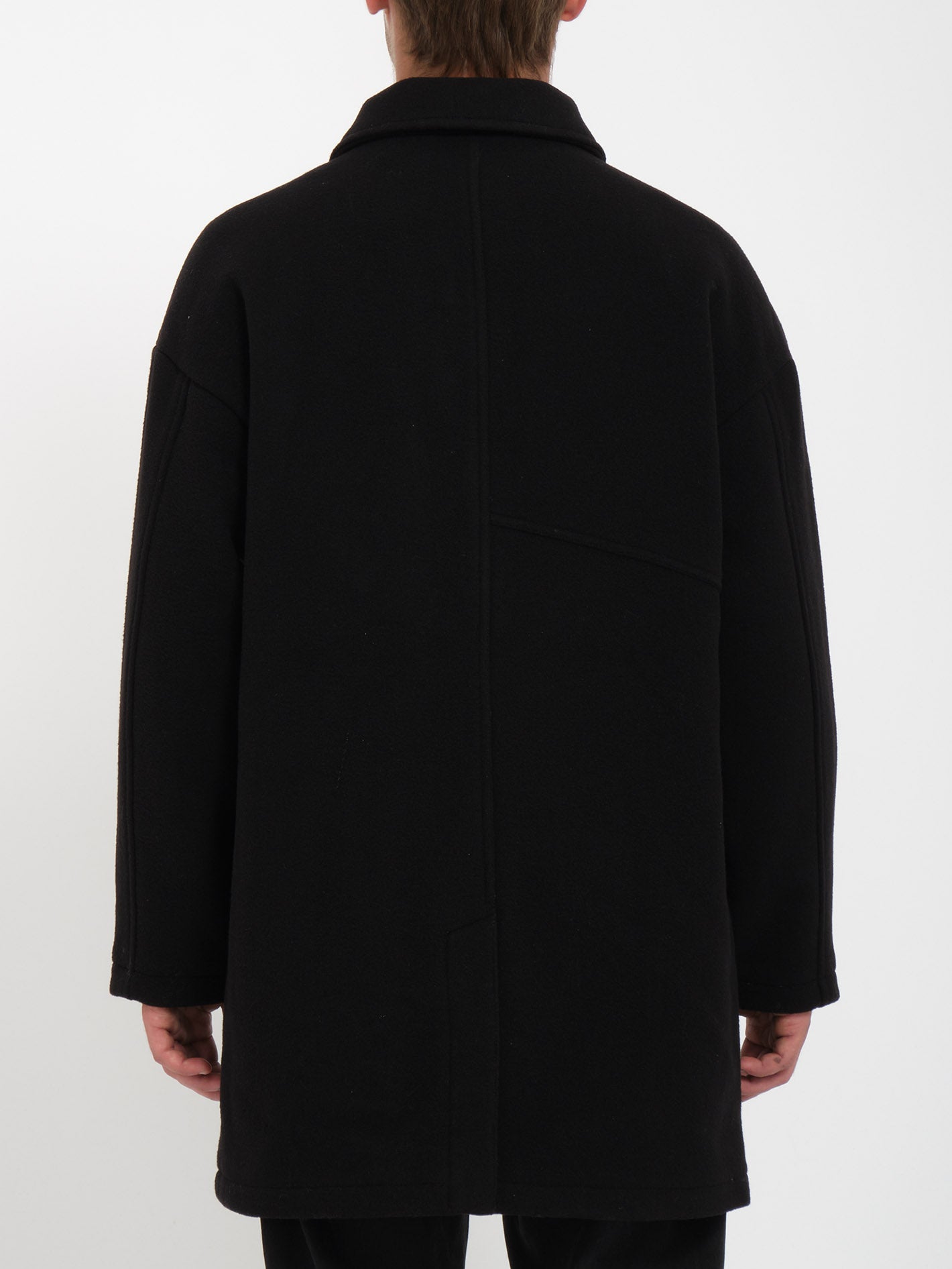 Peacoat Floyder Mantel - SCHWARZ