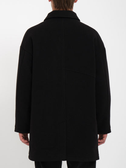 Peacoat Floyder Mantel - SCHWARZ