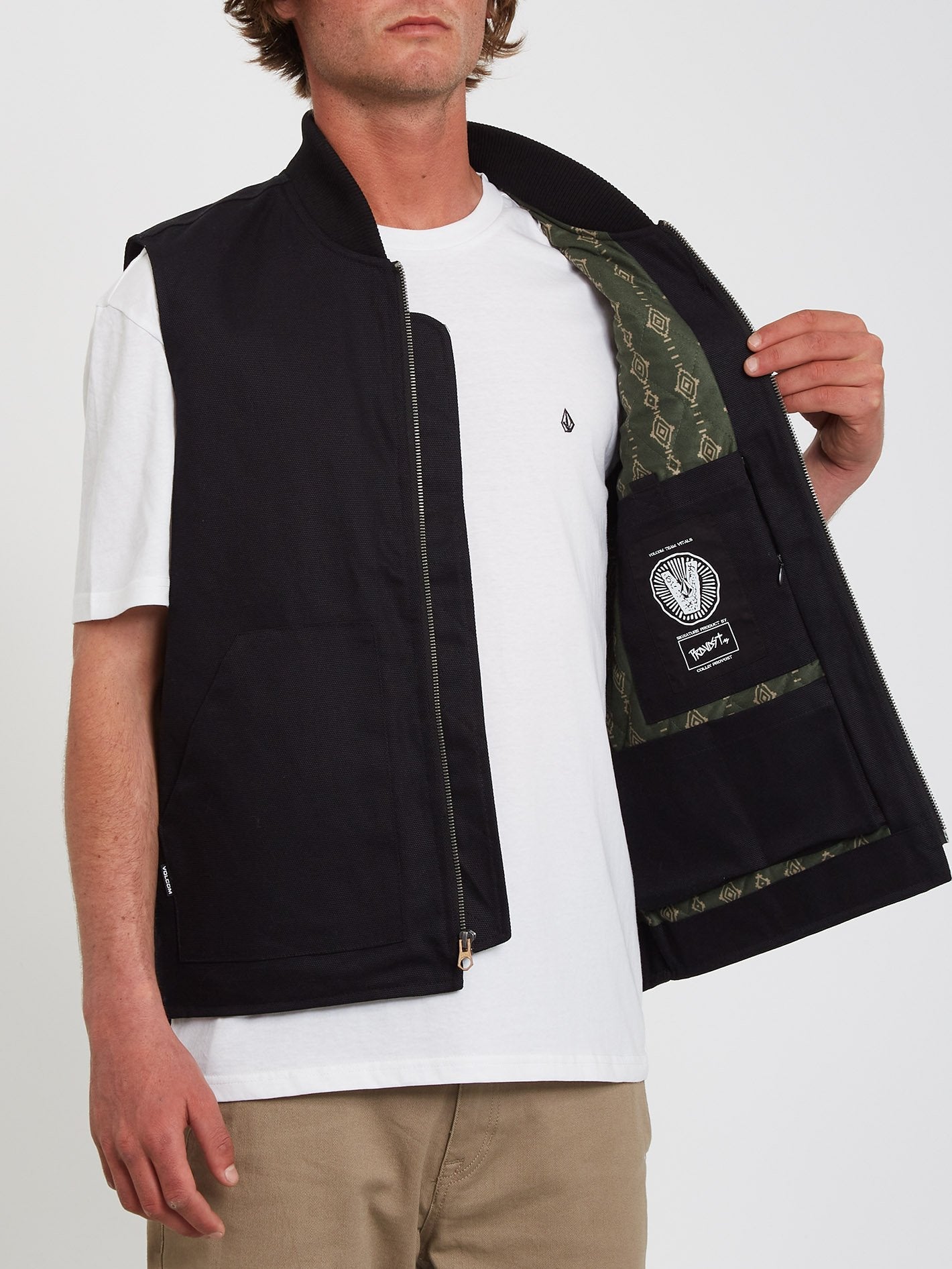 Skate Vitals C Provost Ärmellose Jacke - SCHWARZ
