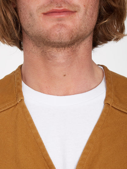 Vester Sleeveless Jacket - RUBBER