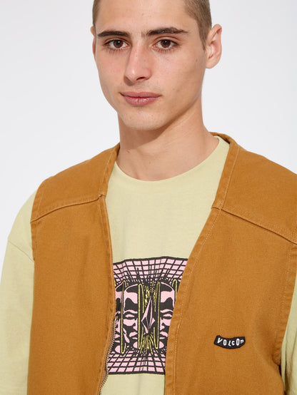 Vester Sleeveless Jacket - RUBBER