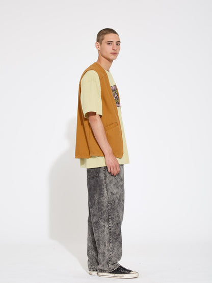 Vester Sleeveless Jacket - RUBBER