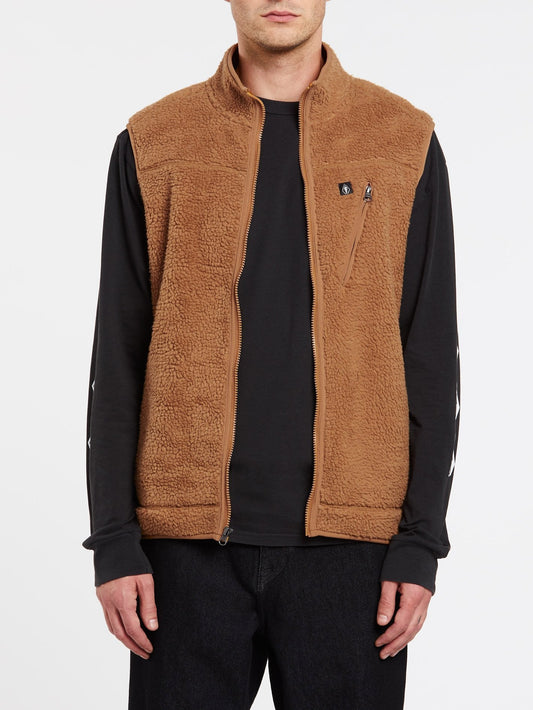 Ärmellose Jacke Volcom X Girl Skateboards - TABAK