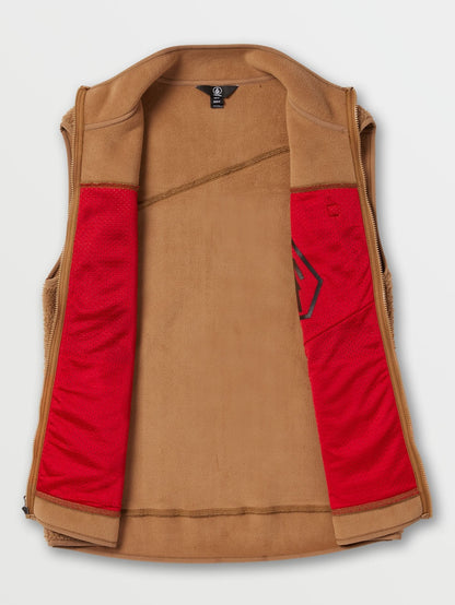 Ärmellose Jacke Volcom X Girl Skateboards - TABAK