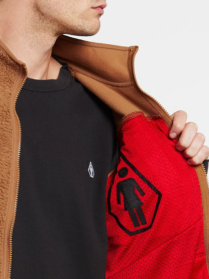 Ärmellose Jacke Volcom X Girl Skateboards - TABAK