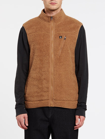 Ärmellose Jacke Volcom X Girl Skateboards - TABAK