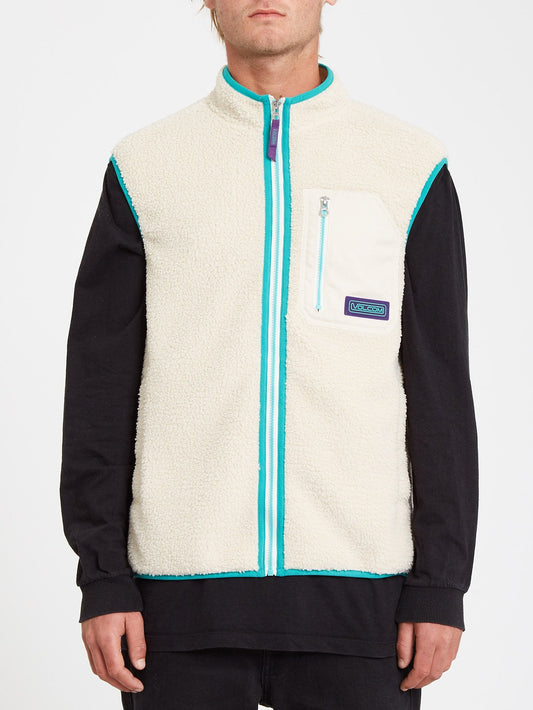 Veste en sherpa Sans Manche Muzzer Fuzzar - WHITECAP GREY