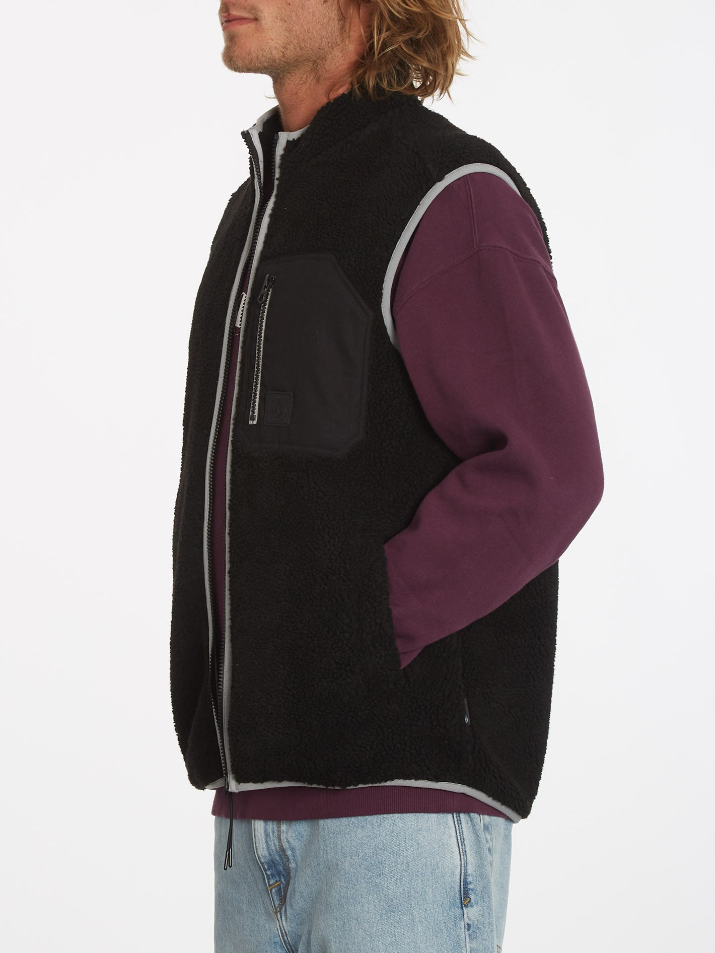 Muzzer Fuzzar Ärmellose Jacke - SCHWARZ