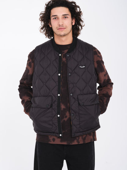 Bowered Jacket (Reversible) - BITTER CHOCOLATE